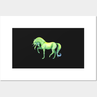 Emerald Horse Posters and Art